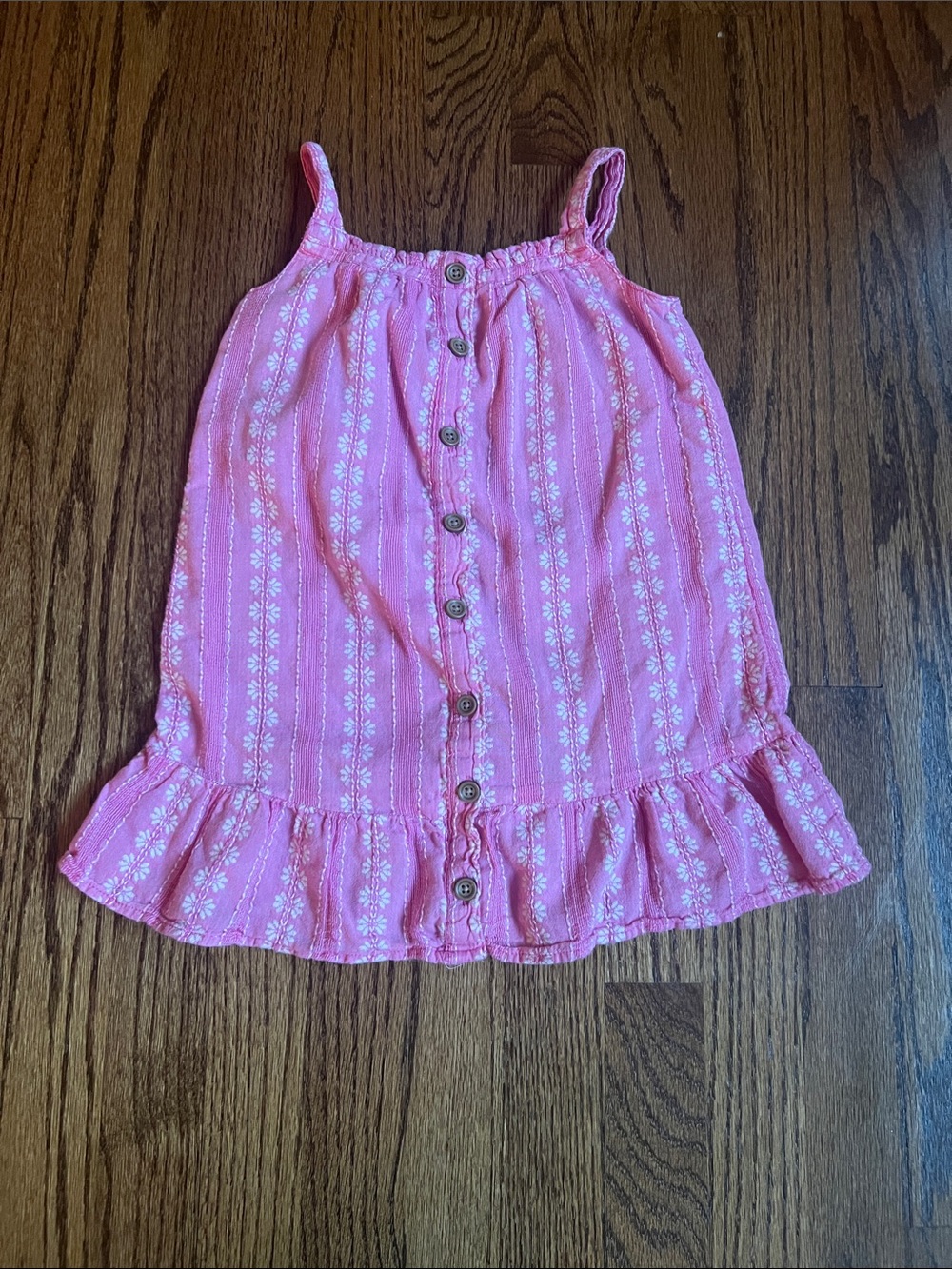 Gymboree Pink Floral Button-Front Camisole Top